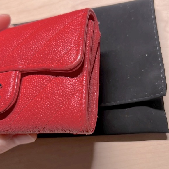 Chanel mini Wallet/ card holder hot pink - Picture 6 of 10